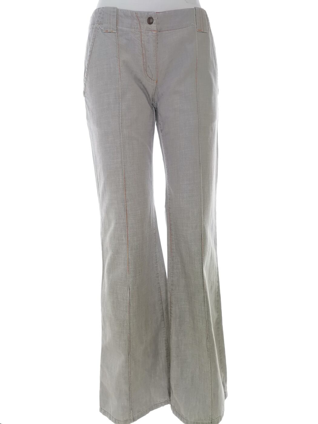Ted Baker Rozmiar 1 (36) Kolor Szary Spodnie Casual Materiał Bawełna 100%