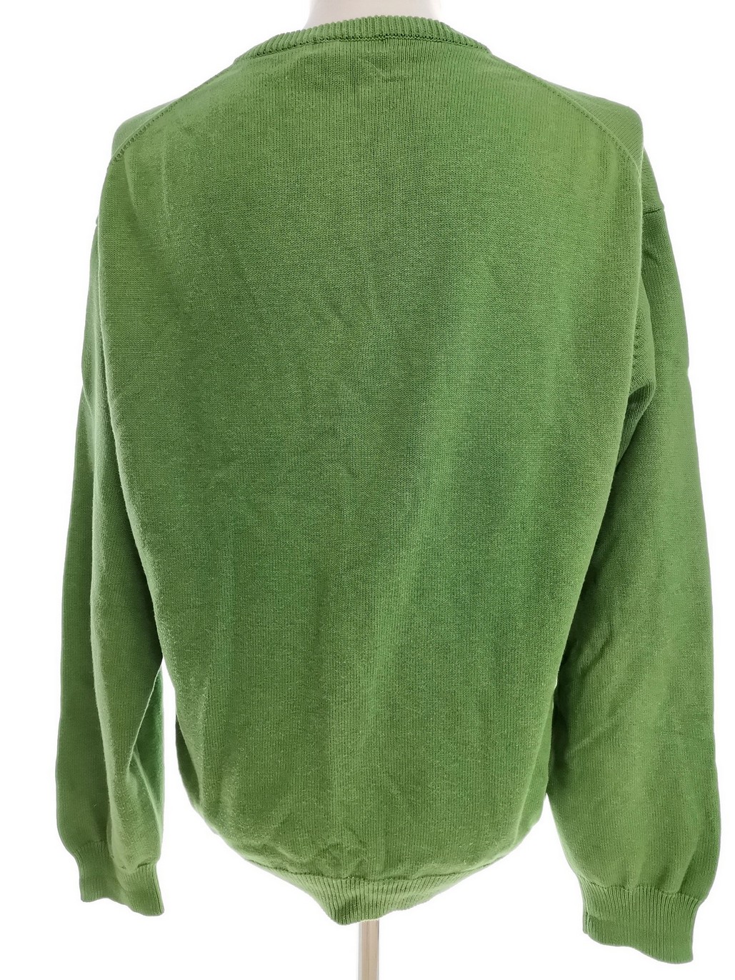 Gant Rozmiar 2XL Kolor Zielony Męski Sweter Długi rękaw Materiał Bawełna 100%