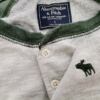 ABERCROMBIE & FITCH Rozmiar L Kolor Szary Męski Sweter Długi rękaw Materiał Bawełna