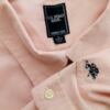 U.S. Polo ASSN Rozmiar XL Kolor Pudrowy Róż Kołnierz Męska Koszula Casual Długi rękaw Materiał Bawełna