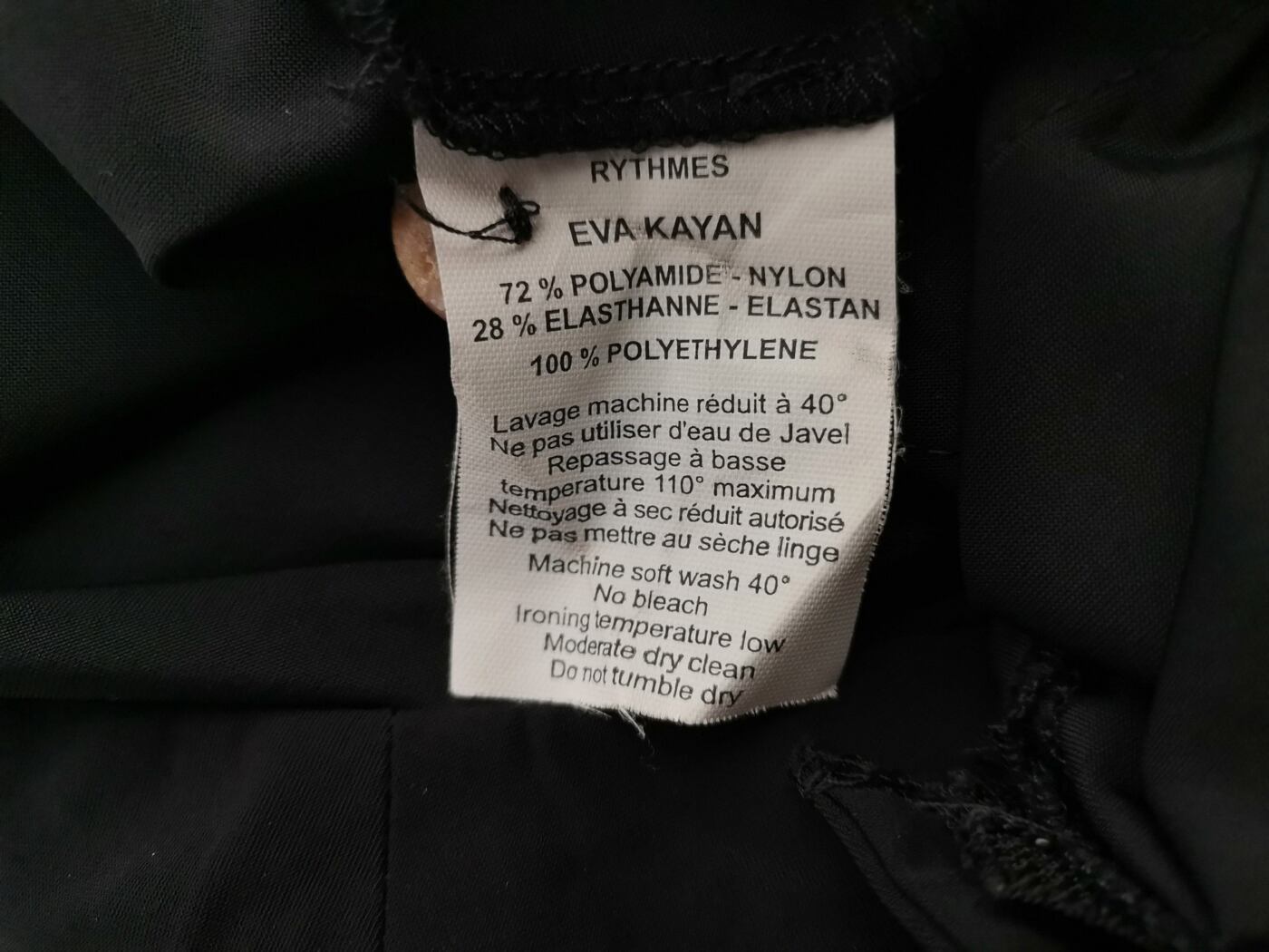 IMG_20210330_143517.jpg Eva Kayan Rozmiar 40 Kolor Czarny Spodnie Casual