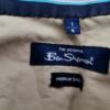 BEN SHERMAN Rozmiar S Kolor Granatowy Pasy Kołnierz Męska Koszula Casual Długi rękaw Materiał Bawełna 100%