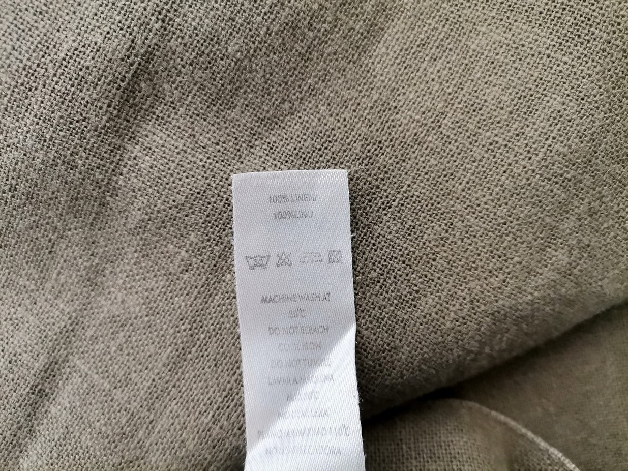 St bernard Rozmiar 14 (42) Kolor Khaki Spodnie Casual Materiał Len 100%