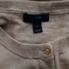 J.Crew Rozmiar L Kolor Brązowy Okrągły dekolt Kardigan Zapinany Długi rękaw Materiał Wełna Merino Cienka dzianina