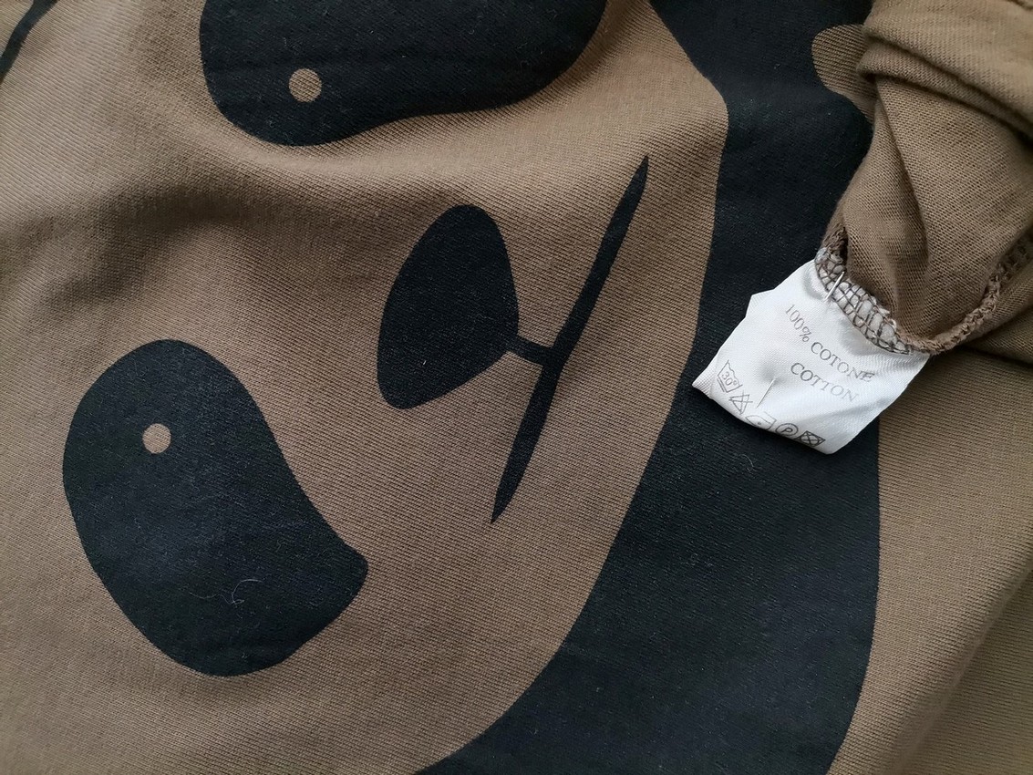 IMG_20210407_093110.jpg Sandro Ferrone Rozmiar L Kolor Brązowy Okrągły dekolt T-Shirt Krótki rękaw Materiał Bawełna 100%