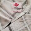 Lee Cooper Rozmiar XL Kolor Beżowy Krata Kołnierz Męska Koszula Casual Krótki rękaw Materiał Bawełna 100%