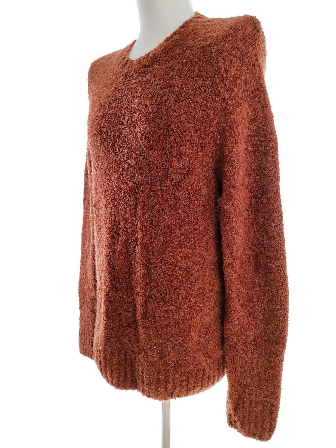 IMG_20210407_110650.jpg Topman Rozmiar L Kolor Pomarańczowy Męski Sweter Długi rękaw Materiał Akryl