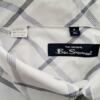BEN SHERMAN Rozmiar 4 (XL) Kolor Biały Krata Kołnierz Męska Koszula Casual Długi rękaw Materiał Bawełna