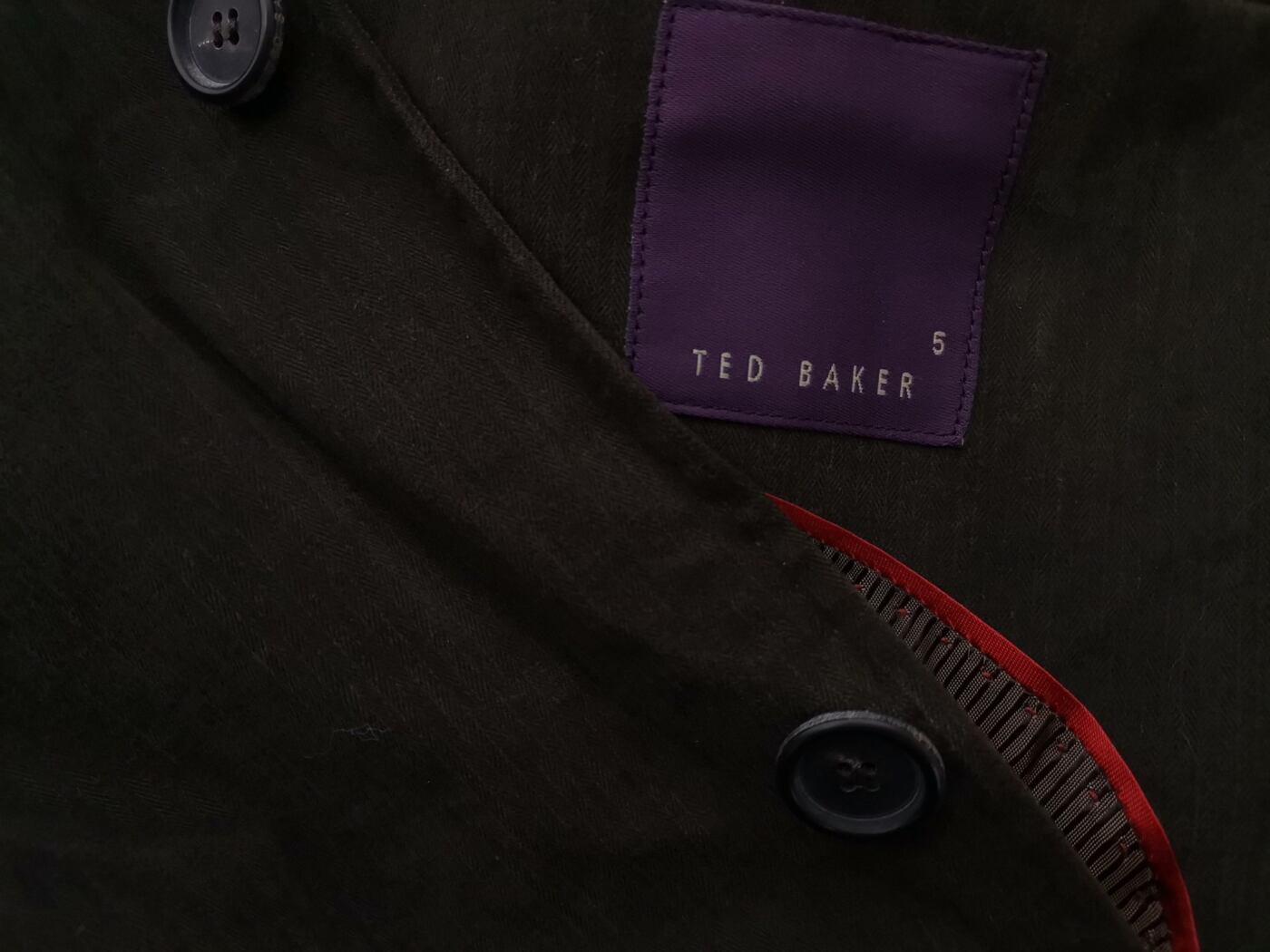 IMG_20210407_125831_0.jpg Ted Baker Rozmiar XL Kolor Khaki Męska Marynarka Długi rękaw Materiał Bawełna 100%