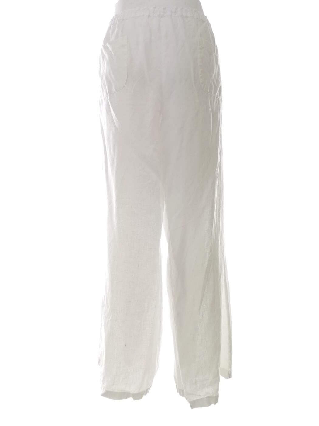 Vintage Rozmiar 42/44 Kolor Biały Spodnie Casual