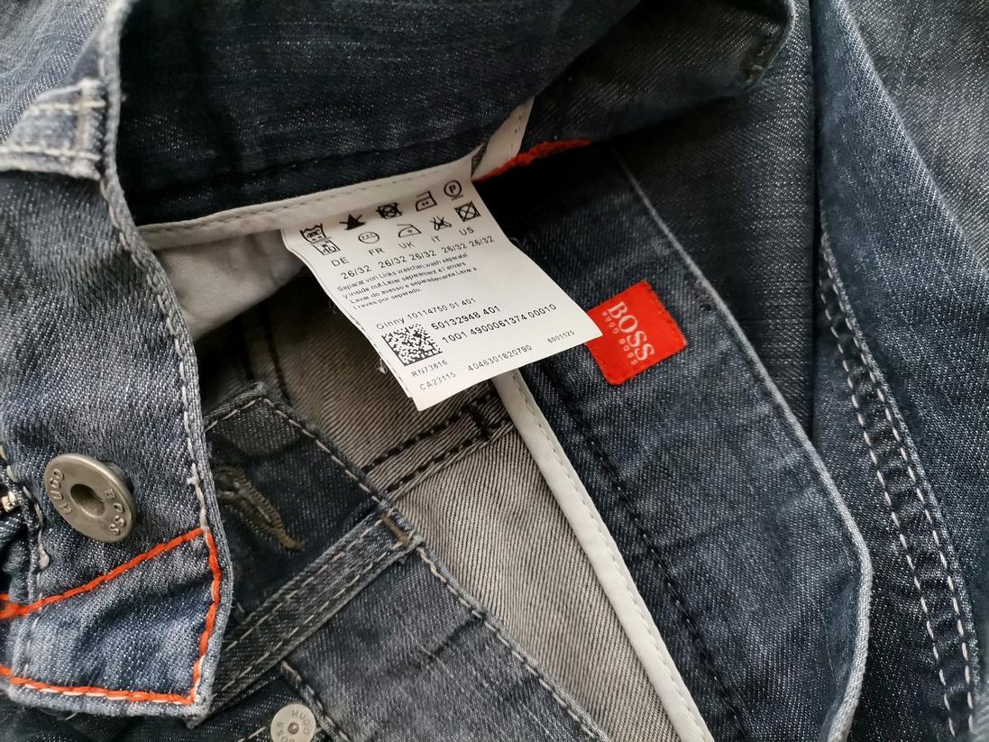 IMG_20210407_144122_r1.jpg Hugo Boss Rozmiar W26 L32 Kolor Niebieski Spodnie Jeansy Materiał Bawełna