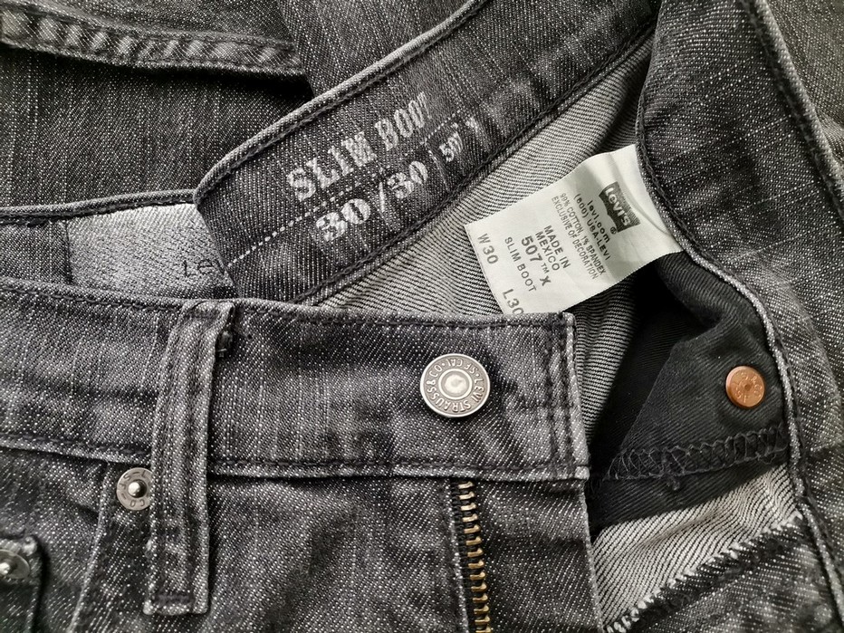 IMG_20210407_144415.jpg Levis Rozmiar W30 L30 Kolor Szary Spodnie Jeansy Materiał Bawełna
