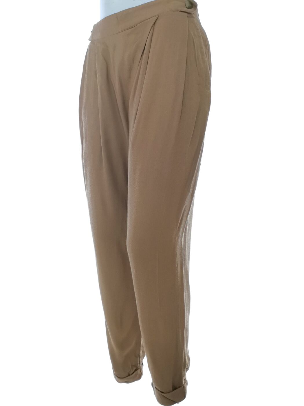 IMG_20210412_105639.jpg Topshop Rozmiar 40 Kolor Brązowy Spodnie Casual Materiał Wiskoza 100%