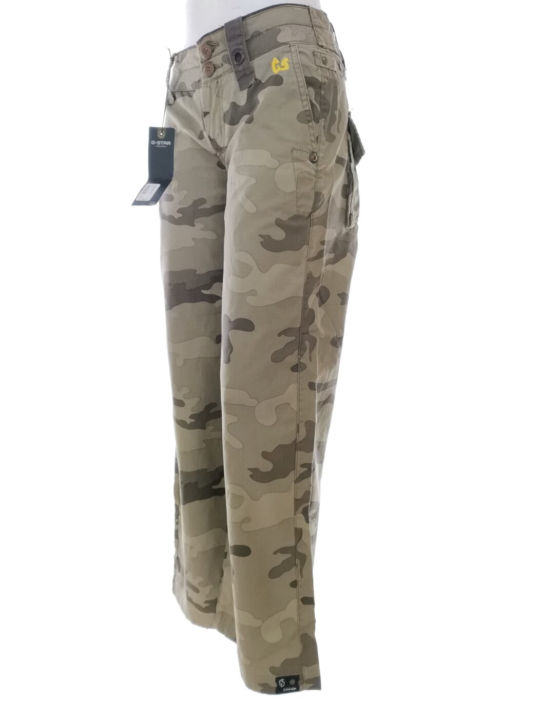 IMG_20210412_123623.jpg G-Star Raw Rozmiar W26 L34 Kolor Khaki Kamuflaż Spodnie Casual Materiał Bawełna 100%