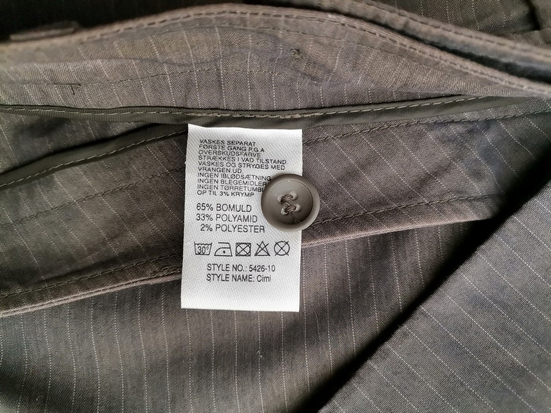 IMG_20210413_094221_0.jpg Fransa Rozmiar 44 Kolor Khaki Pasy Spodnie Eleganckie Materiał Bawełna