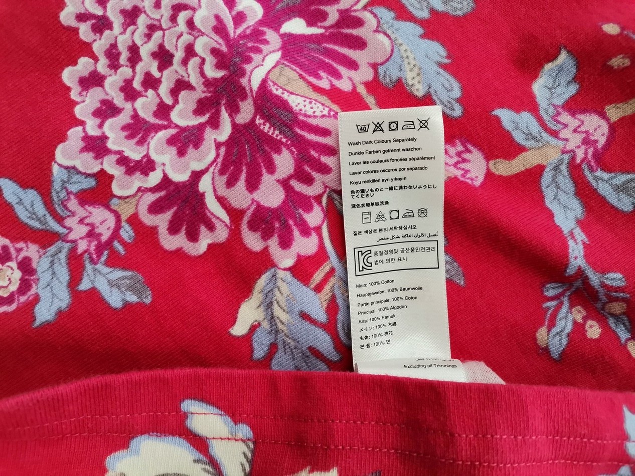 Joules Rozmiar 6 (34) Kolor Różowy Okrągły dekolt Sukienka Prostokątna Rękaw 3/4 Do Kolan Materiał Bawełna 100% Joules Rozmiar 6 (34) Kolor Różowy Okrągły dekolt Sukienka Prostokątna Rękaw 3/4 Do Kolan Materiał Bawełna 100%