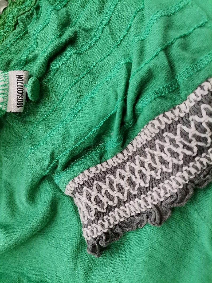 IMG_20210414_130405.jpg Superdry Rozmiar M Kolor Zielony Kwadratowy dekolt Bluzka Bezrękawnik Materiał Bawełna 100%