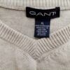 Gant Rozmiar XL Kolor Beżowy Męski Sweter Długi rękaw Materiał Bawełna 100%