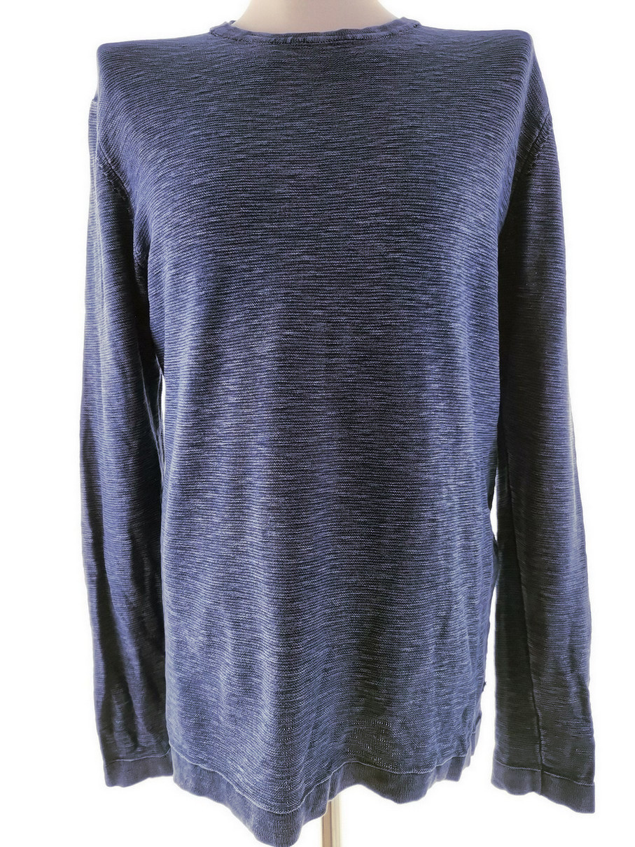 Jack & jones Rozmiar XL Kolor Niebieski Męski Sweter Długi rękaw Materiał Bawełna 100%