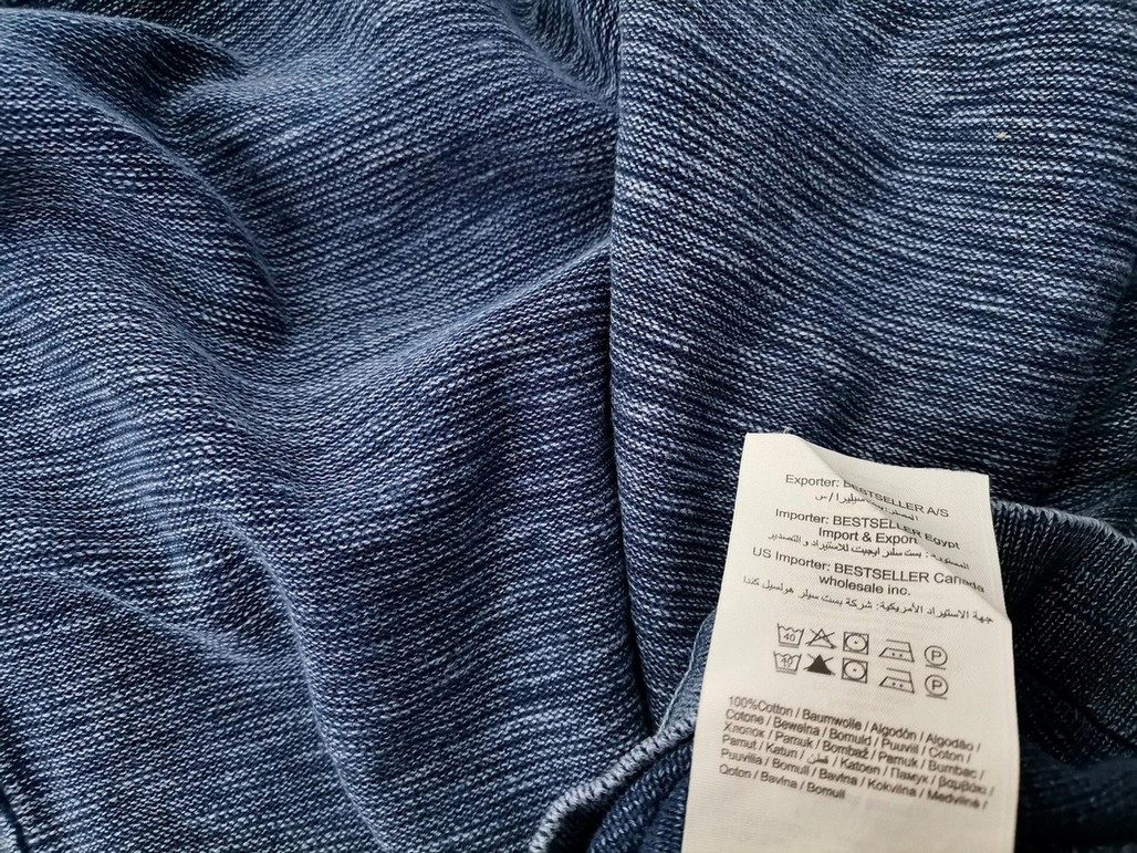 IMG_20210419_100509.jpg Jack & jones Rozmiar XL Kolor Niebieski Męski Sweter Długi rękaw Materiał Bawełna 100%