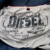 Diesel Rozmiar 4 (XL) Kolor Granatowy Kurtka męska Długi rękaw