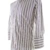 BEN SHERMAN Rozmiar 14,5 (38) Kolor Biały Pasy Kołnierz Męska Koszula Elegancka Długi rękaw Materiał Bawełna 100%
