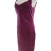 InWear Rozmiar 38 Kolor Purpurowy Dekolt Serce Sukienka Bodycon Bezrękawnik Midi