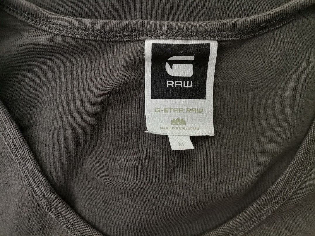 IMG_20210419_132514.jpg G-Star Raw Rozmiar M Kolor Khaki Męski T-Shirt Bezrękawnik Materiał Bawełna 100%