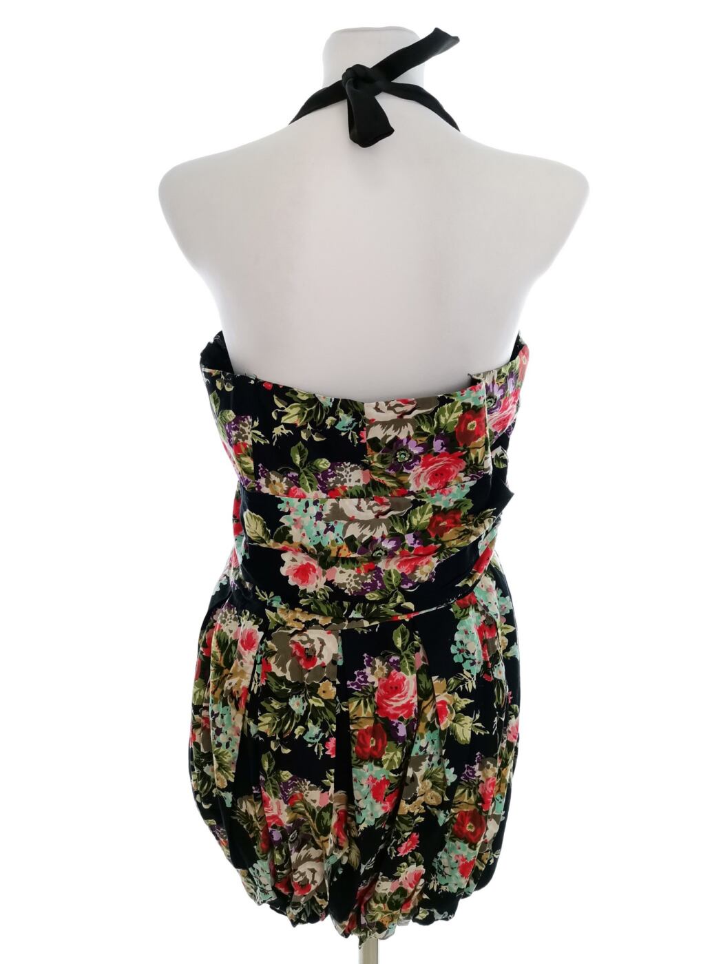 MISO Rozmiar 12 (40) Kolor Granatowy Halter Sukienka Bodycon Bezrękawnik Do Kolan Materiał Bawełna 100% MISO Rozmiar 12 (40) Kolor Granatowy Halter Sukienka Bodycon Bezrękawnik Do Kolan Materiał Bawełna 100%