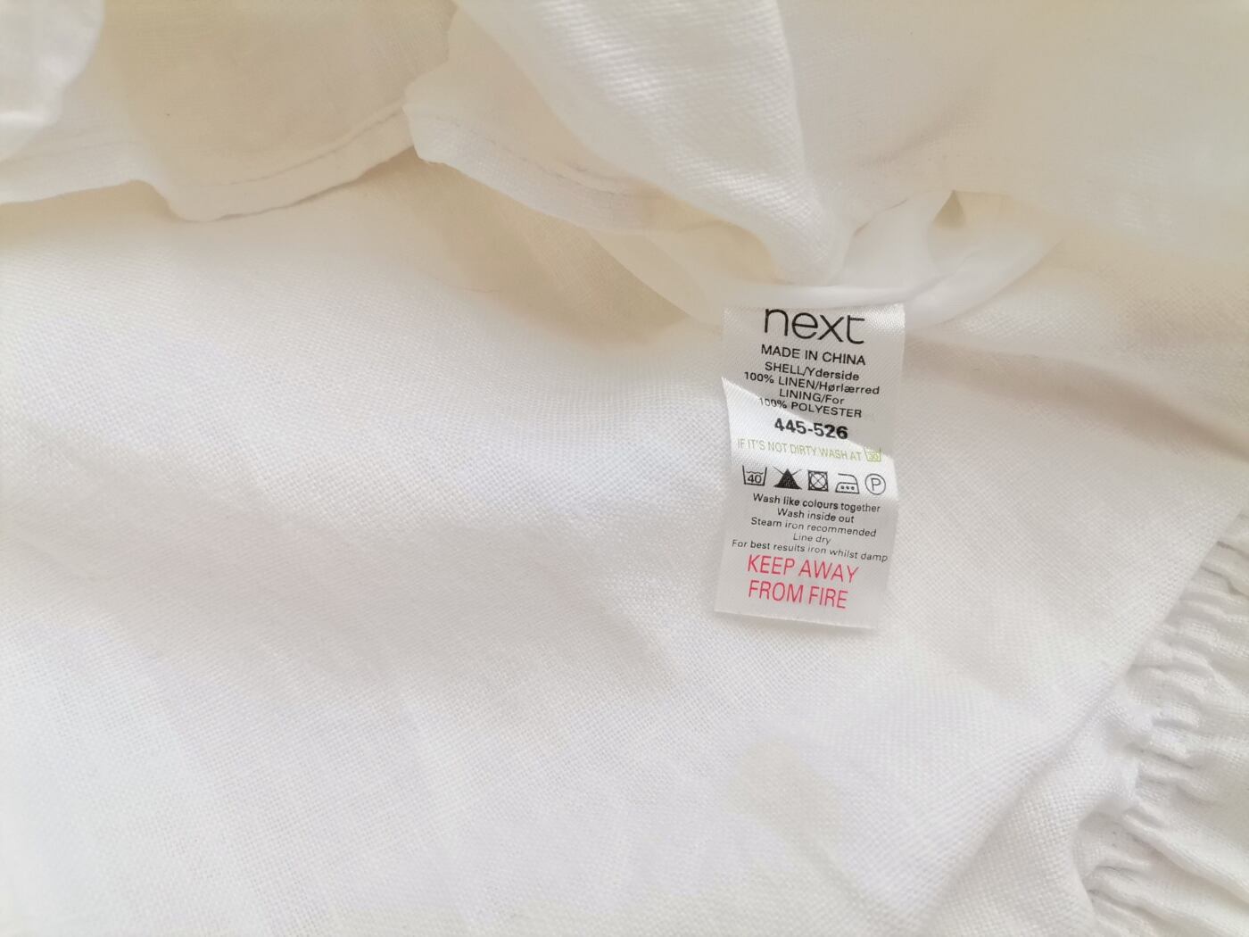 Next Rozmiar 10 (38) Kolor Biały Odkryte Ramiona Sukienka Mini Bezrękawnik Krótka Materiał Len 100% Next Rozmiar 10 (38) Kolor Biały Odkryte Ramiona Sukienka Mini Bezrękawnik Krótka Materiał Len 100%