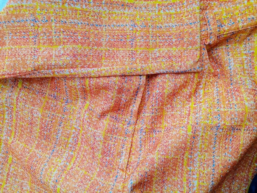 Vintage Rozmiar 34 Kolor Pomarańczowy Spodnie Casual