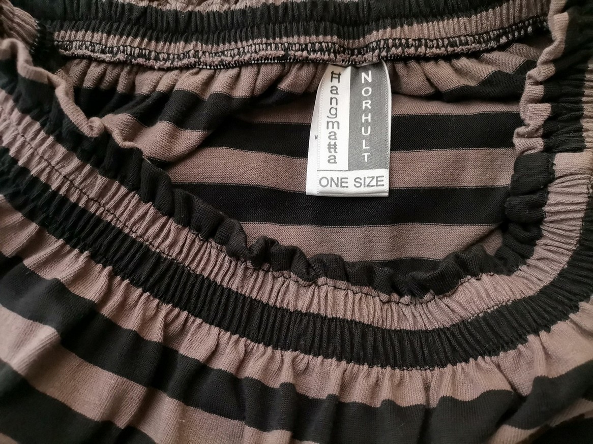 HANGMATTA Rozmiar ONE SIZE (40) Kolor Czarny Pasy Spodnie Casual