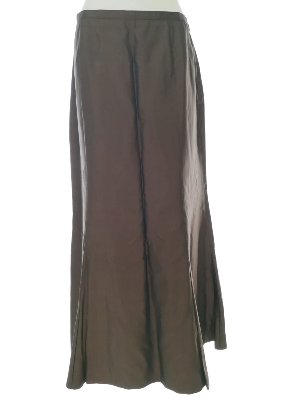 Vintage Rozmiar 42 Kolor Brązowy Spódnica Maxi Długa Materiał Wiskoza