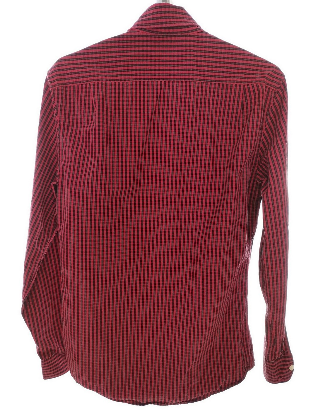 IMG_20210420_143308.jpg Jack Wills Rozmiar XS Kolor Bordowy Krata Kołnierz Męska Koszula Casual Długi rękaw Materiał Bawełna 100%