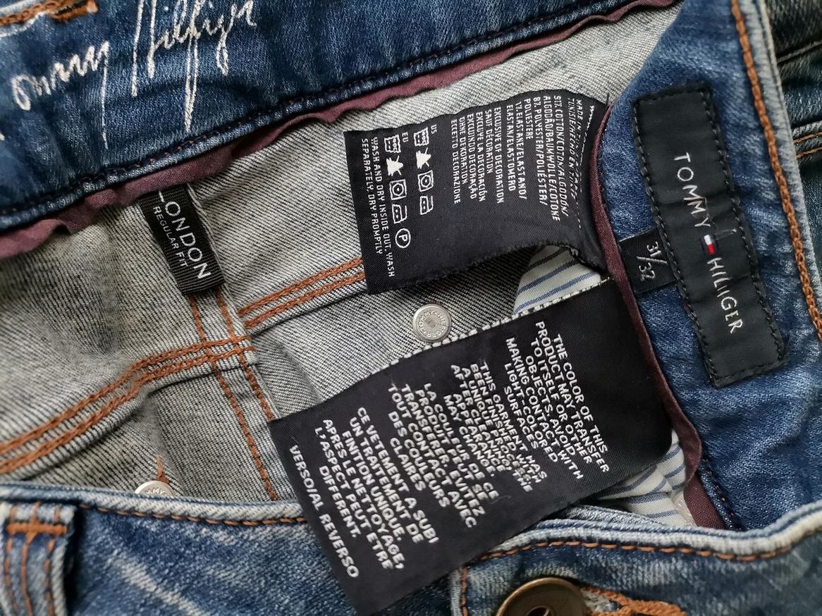 IMG_20210421_112944_r1.jpg Tommy hilfiger Rozmiar W31 L32 Kolor Niebieski Spodnie Jeansy Materiał Bawełna