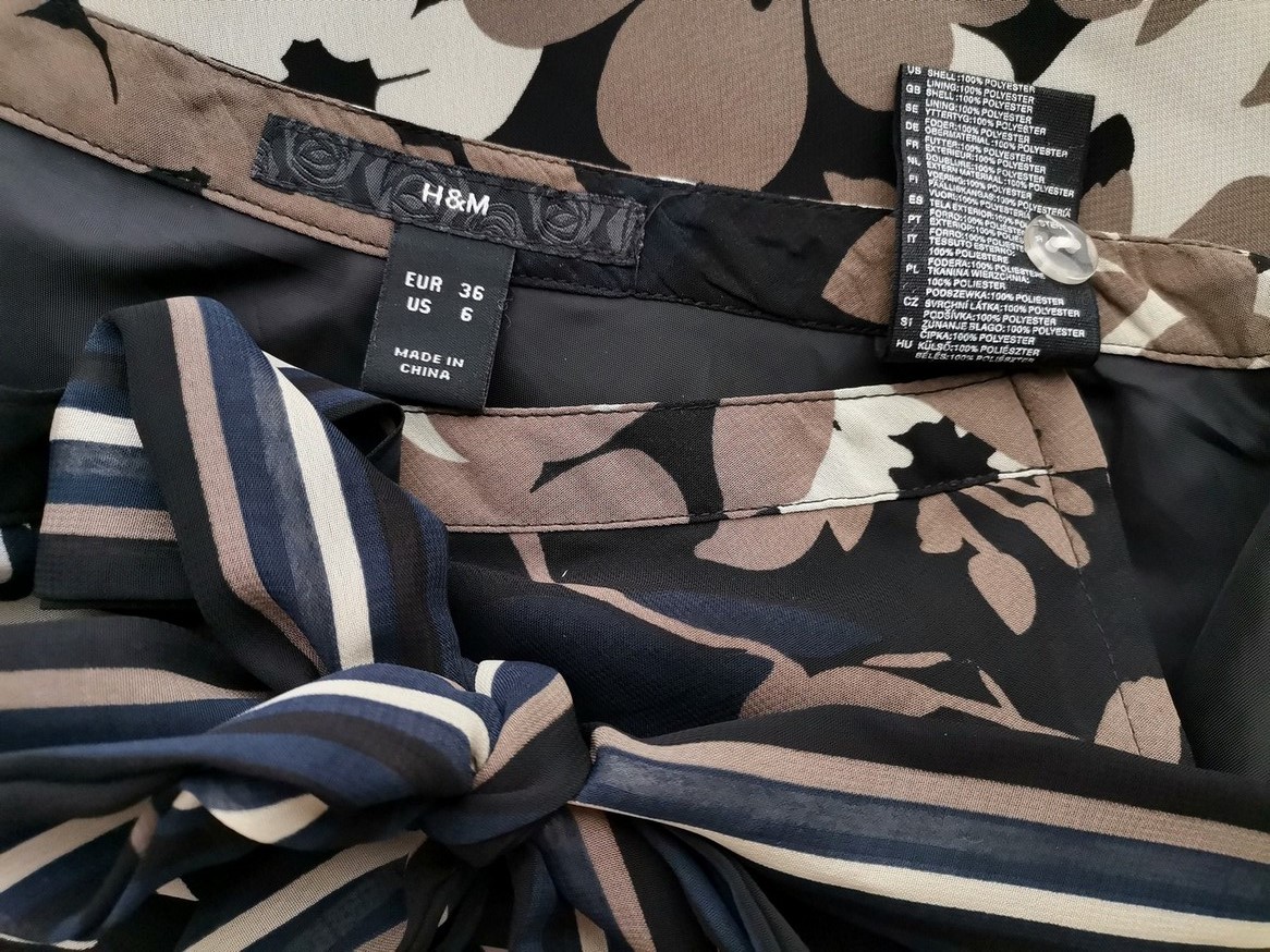 H&m Rozmiar 36 Kolor Czarny Spódnica Prosta i Ołówkowa Midi