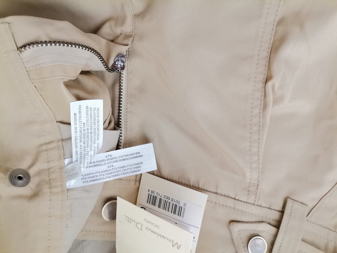 IMG_20210422_131513.jpg Massimo dutti Rozmiar 38 Kolor Beżowy Materiał Bawełna