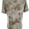 Anna Menotti Rozmiar M Kolor Khaki Okrągły dekolt T-Shirt Krótki rękaw Materiał Wiskoza