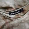 Anna Menotti Rozmiar M Kolor Khaki Okrągły dekolt T-Shirt Krótki rękaw Materiał Wiskoza