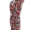 Cynthia Rowley Rozmiar 8 (36) Kolor Granatowy Drapowany dekolt Sukienka Bodycon Bezrękawnik Do Kolan