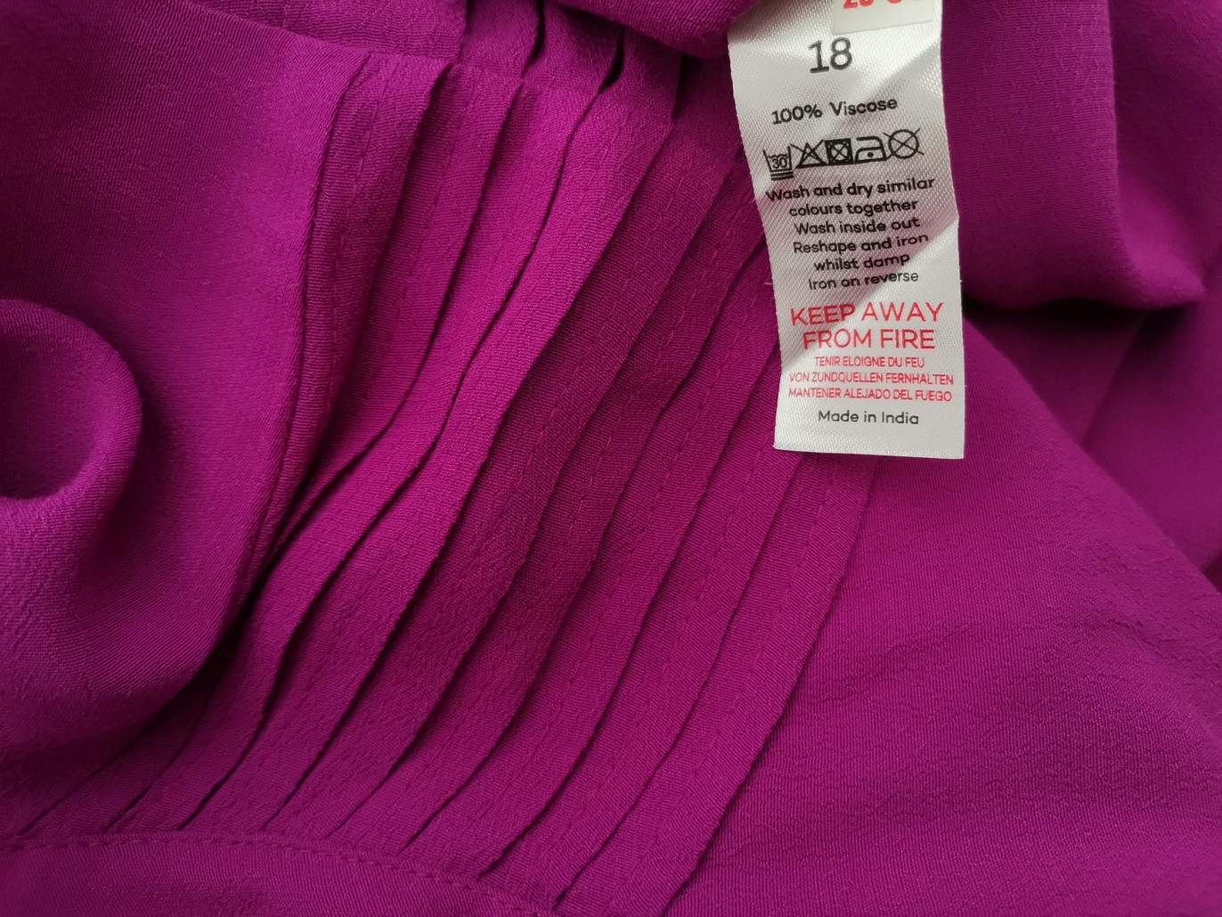 IMG_20210422_142213.jpg BONMARCHE Rozmiar 18 (46) Kolor Fioletowy Split Crew Neck Bluzka Krótki rękaw Materiał Wiskoza 100%