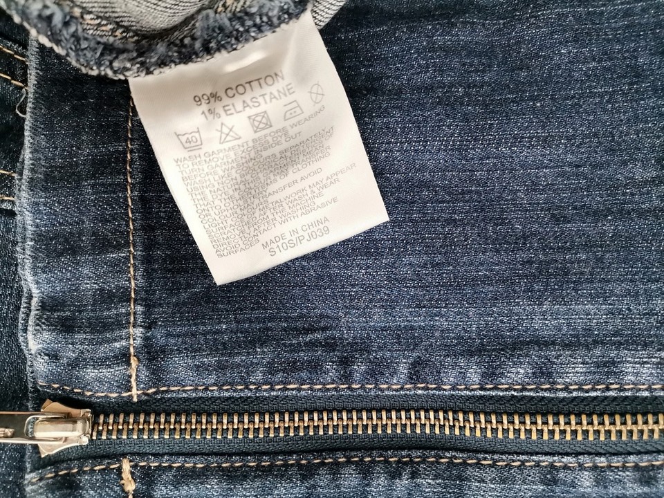 IMG_20210422_143308.jpg Karen MILLEN Rozmiar 12 (40) Kolor Granatowy Spodnie Jeansy Materiał Bawełna