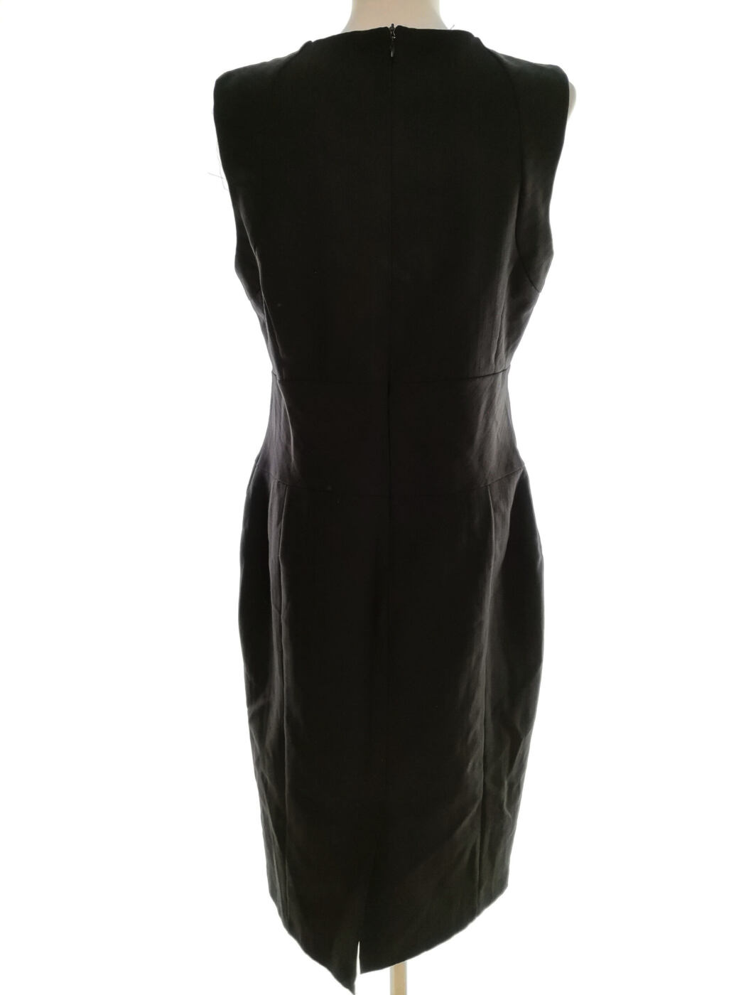 E-vie Rozmiar 14 (42) Kolor Czarny Kwadratowy dekolt Sukienka Bodycon Bezrękawnik Midi E-vie Rozmiar 14 (42) Kolor Czarny Kwadratowy dekolt Sukienka Bodycon Bezrękawnik Midi