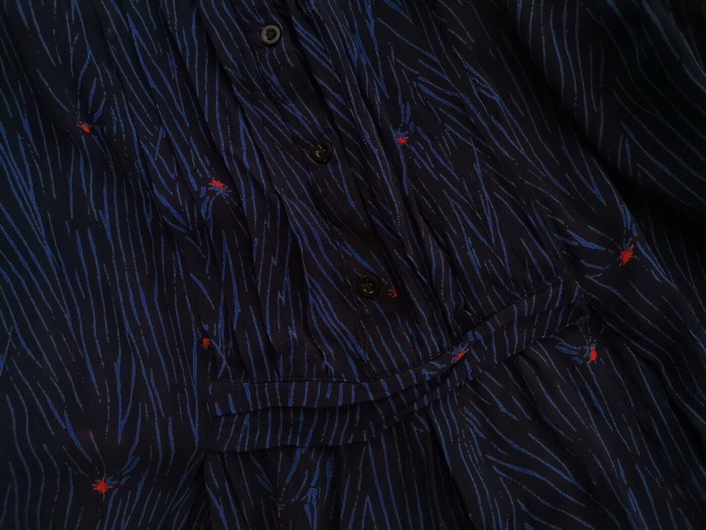 Noa noa Rozmiar 44 Kolor Granatowy Crew Neck Tunika Popover Bluzka Długi rękaw Noa noa Rozmiar 44 Kolor Granatowy Crew Neck Tunika Popover Bluzka Długi rękaw
