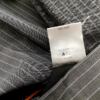 BEN SHERMAN Rozmiar 42 Kolor Szary Pasy Spodnie Eleganckie Materiał Wełna 100%