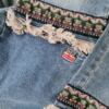 Vintage Rozmiar S Kolor Niebieski Spodnie Casual