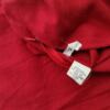 Vintage Rozmiar M (36) Kolor Bordowy Spodnie Casual Materiał Len
