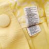 H&m Rozmiar 38 Kolor Żółty A-Line Spódnica Do Kolan Materiał Bawełna