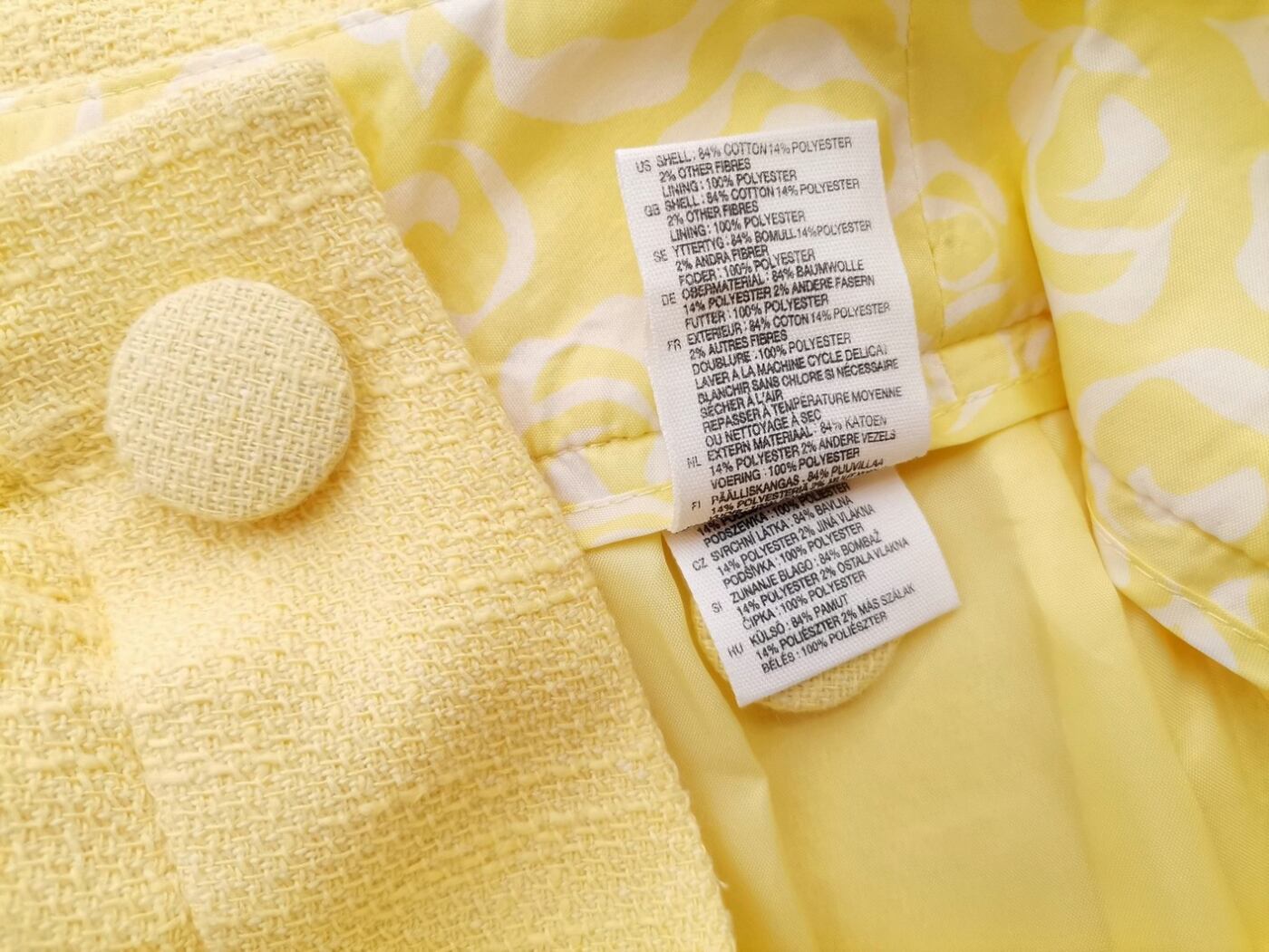 IMG_20210428_120130.jpg H&m Rozmiar 38 Kolor Żółty A-Line Spódnica Do Kolan Materiał Bawełna