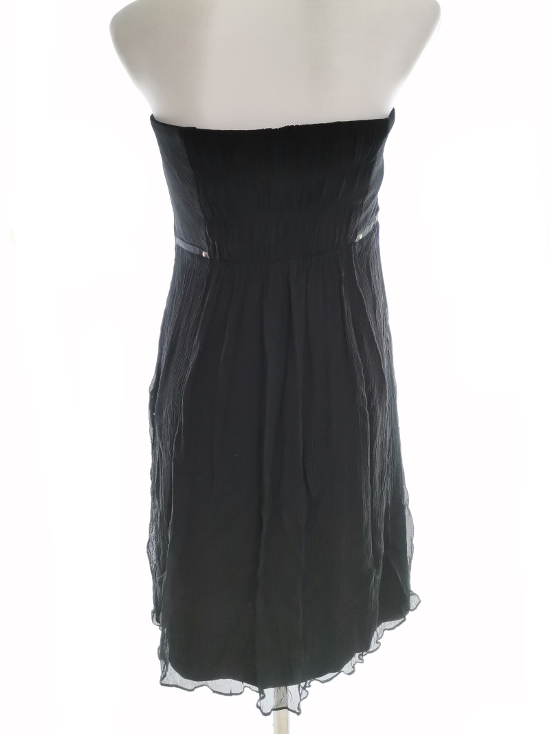 Kookai Rozmiar 44 Kolor Czarny Odkryte Ramiona Sukienka Bodycon Bezrękawnik Krótka Materiał Wiskoza Kookai Rozmiar 44 Kolor Czarny Odkryte Ramiona Sukienka Bodycon Bezrękawnik Krótka Materiał Wiskoza